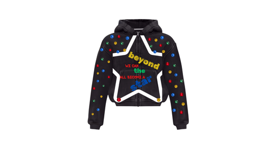 "BECOME A STAR" ZIP UP JACKET